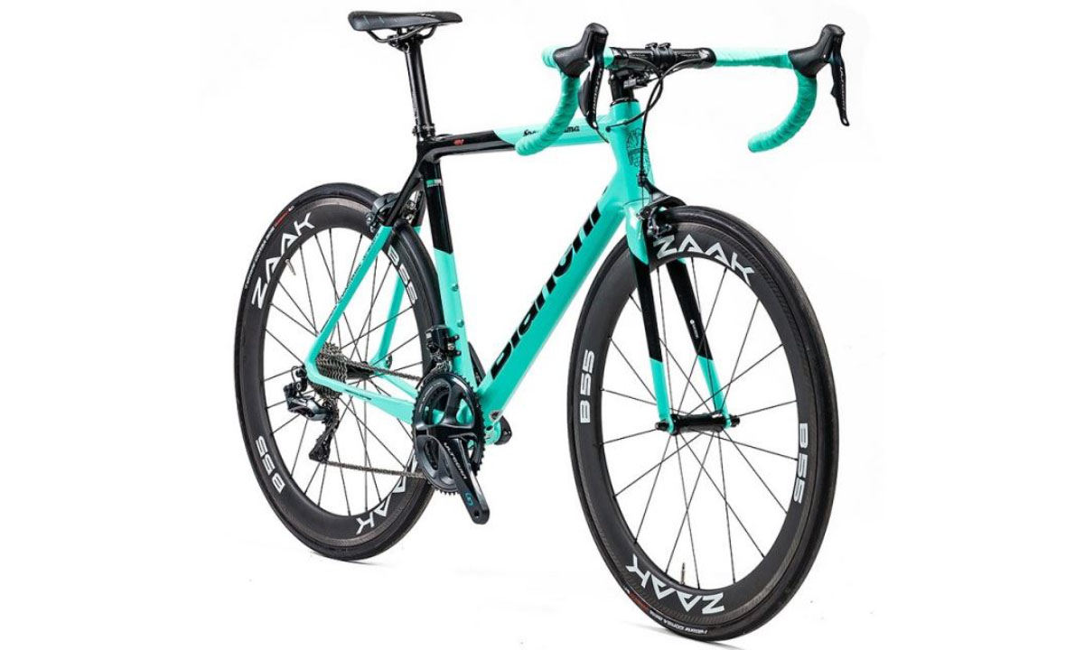 Фотографія Велосипед BIANCHI Specialissima CV Ultegra Di2 11s Stages LR 172.5 53/39 ZAAK 55 B Celeste 57 2