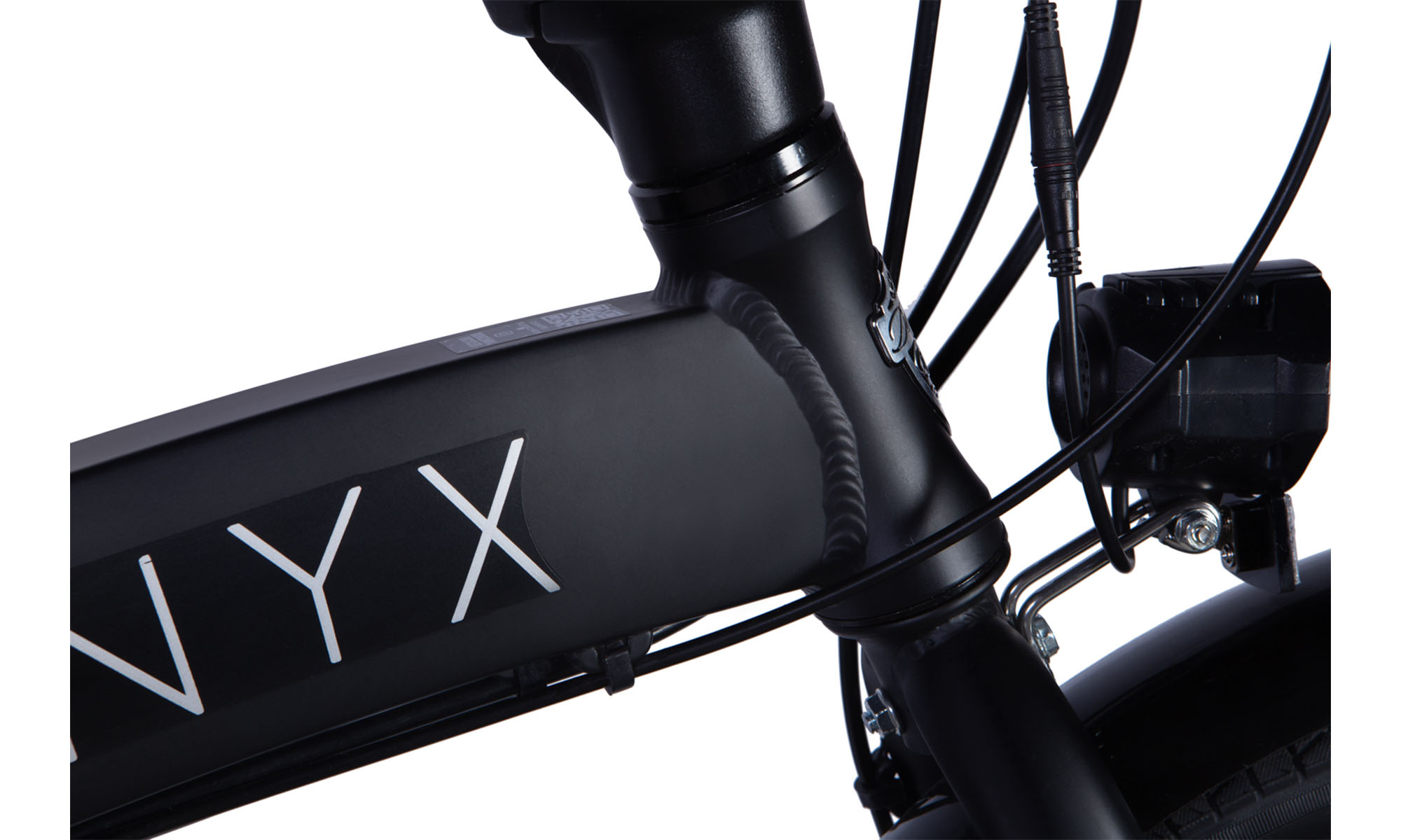 Велосипед з електроприводом Dorozhnik eONYX DD CS 20" розмір XXS рама-11" 48B 12.5А*ч 500Вт 2025 чорний YS 728 5