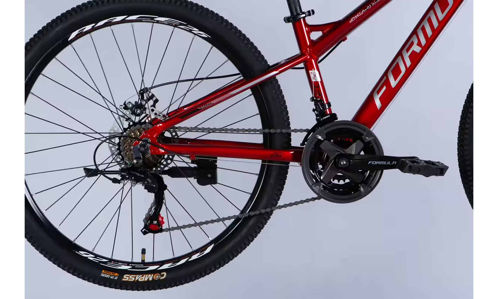 Велосипед Formula BLACKWOOD DD FR 26", розмір XS, рама-13", рік 2026, червоний 5