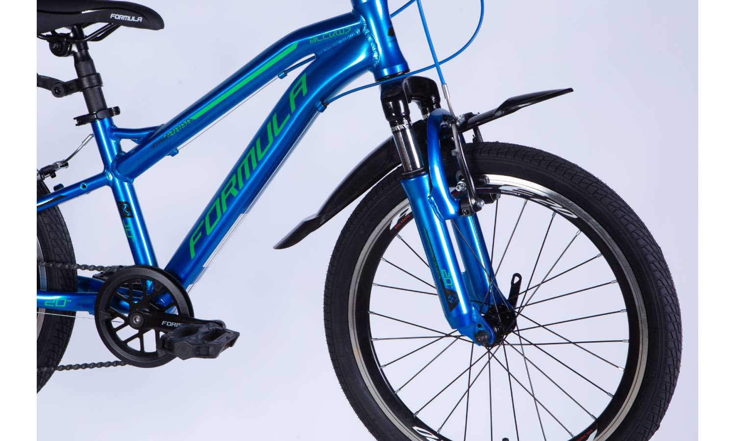 Велосипед Formula BLACKWOOD Vbr 20" рама 11" 2025 синє-зелений 6