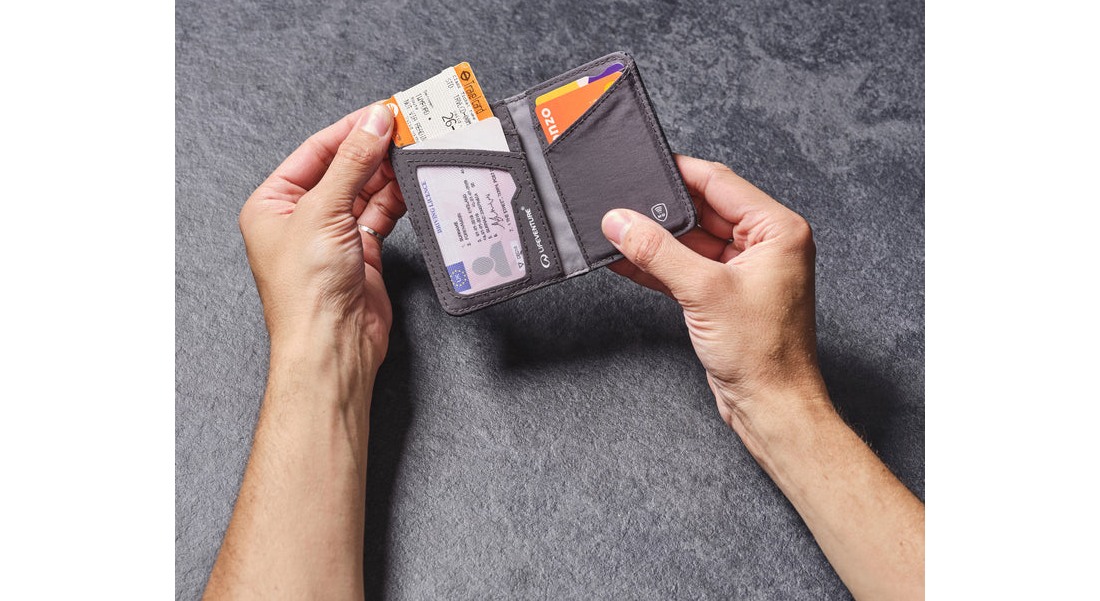 Фотография Кошелек Lifeventure Recycled RFID Card Wallet grey 3