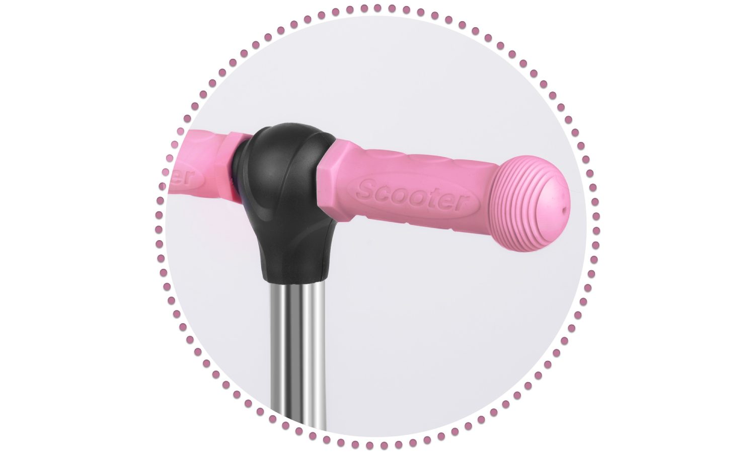 Самокат дитячий триколісний Ricokids Piko рожевий 6 Самокат дитячий триколісний Ricokids Piko рожевий 6