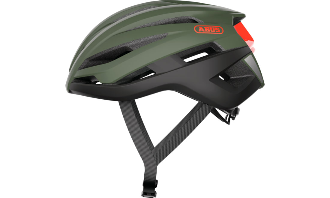 Фотография Велошлем спортивный ABUS STORMCHASER размер L (58-61 см), Зелено-черный
