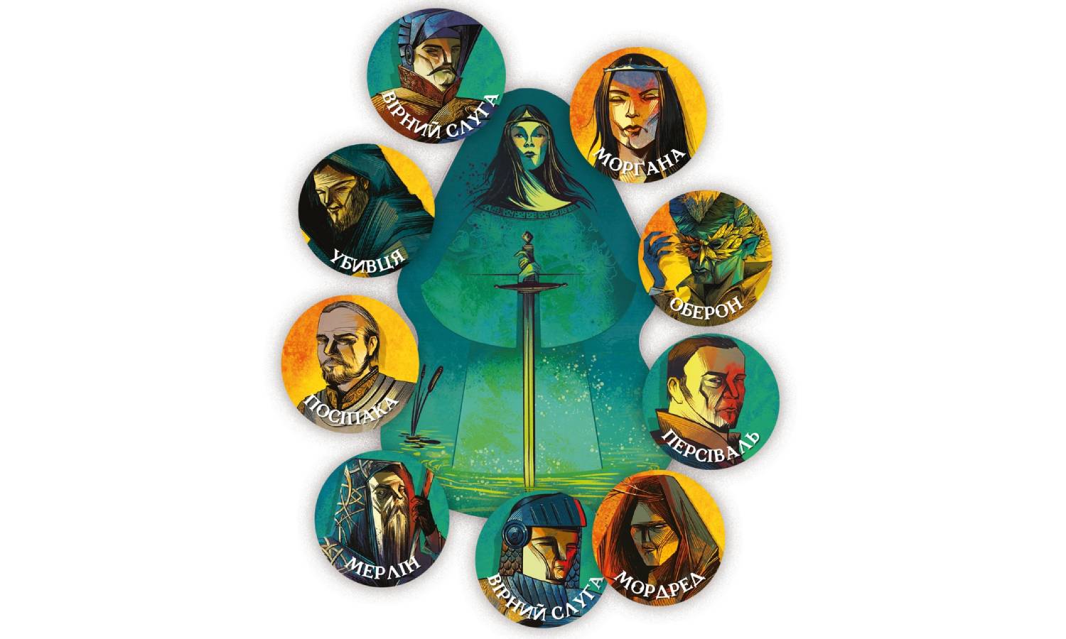 Настольная игра Авалон (Avalon Новая версия) 3