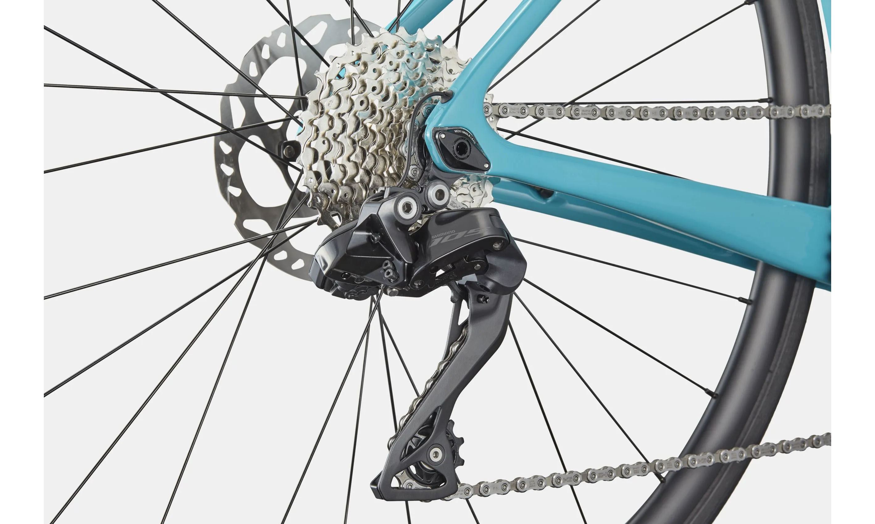 Фотография Велосипед Cannondale SuperSix EVO Carbon 3, 28", размер S, рама 51см, 2025, IBL (сине-желтый) 8