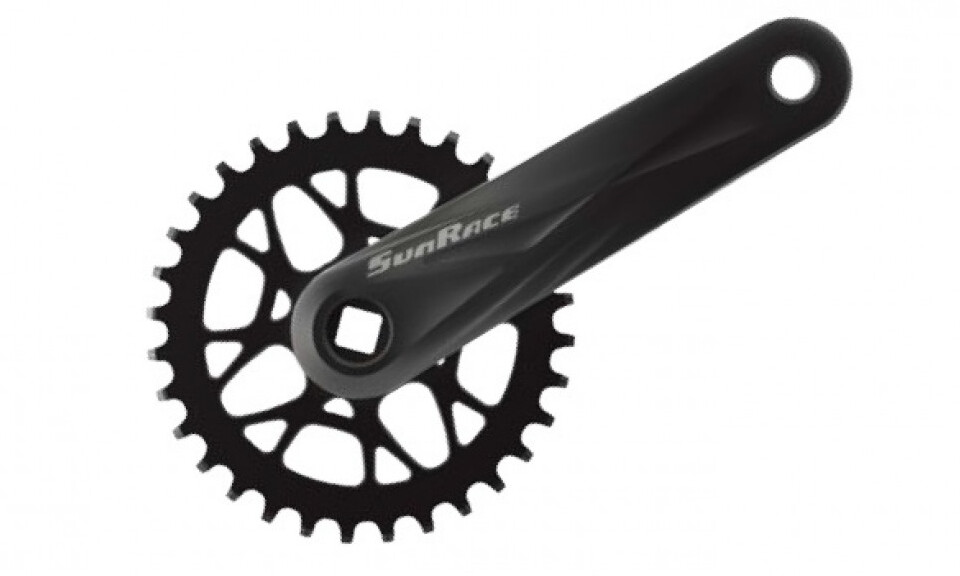 Комплект шатунов SunRace FCM40V под квадрат, 170 мм, 34T, на 11/10/9ск., с защитой, черный Комплект шатунов SunRace FCM40V под квадрат, 170 мм, 34T, на 11/10/9ск., с защитой, черный
