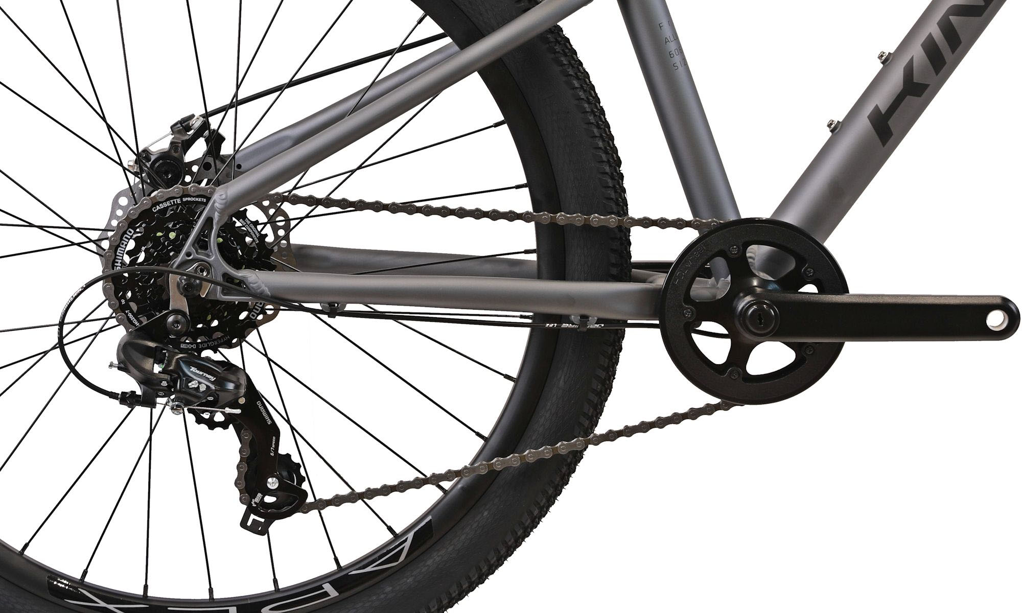 Велосипед KINETIC PROFI 26" размер XS, рама 13", 2025, Графитовый (мат) 5
