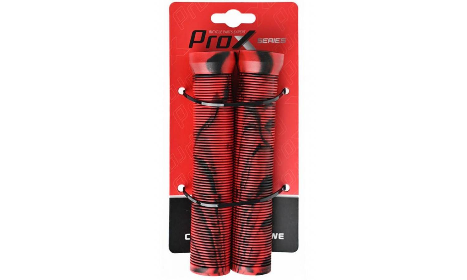 Гріпси ProX GP-70H 165mm червоно-чорний 2 Гріпси ProX GP-70H 165mm червоно-чорний 2