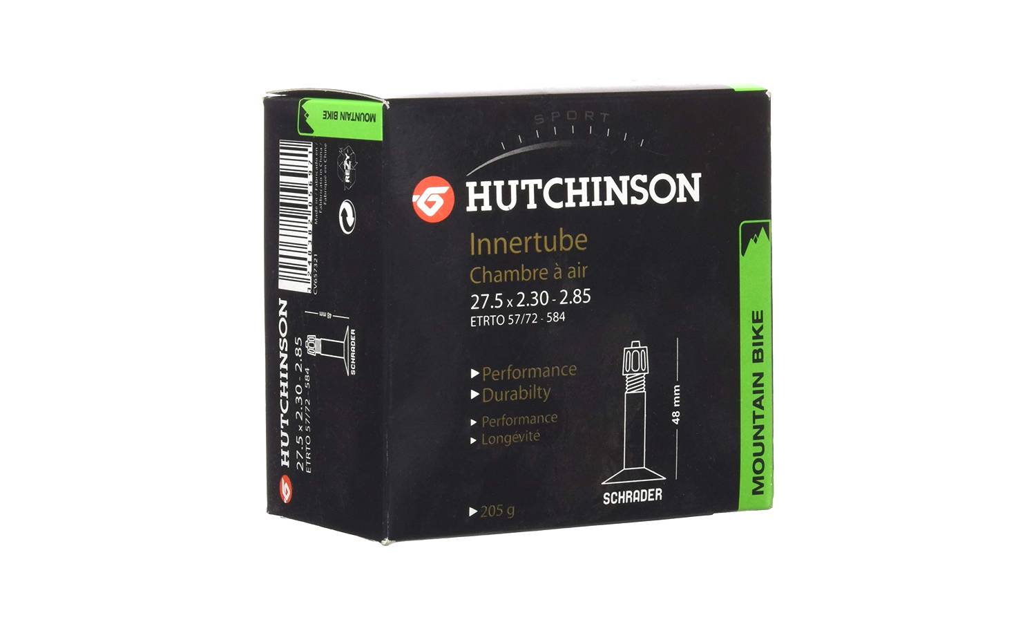 Фотографія Камера HUTCHINSON CH 27,5 X2, 30/2, 85 AV 48 мм ST