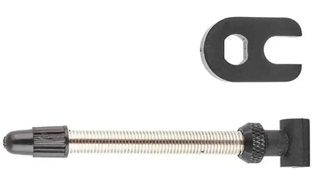 Ниппель бескамерный DT Swiss Tubeless Valve R6.5, длина 87 мм, тип Presta, серый 