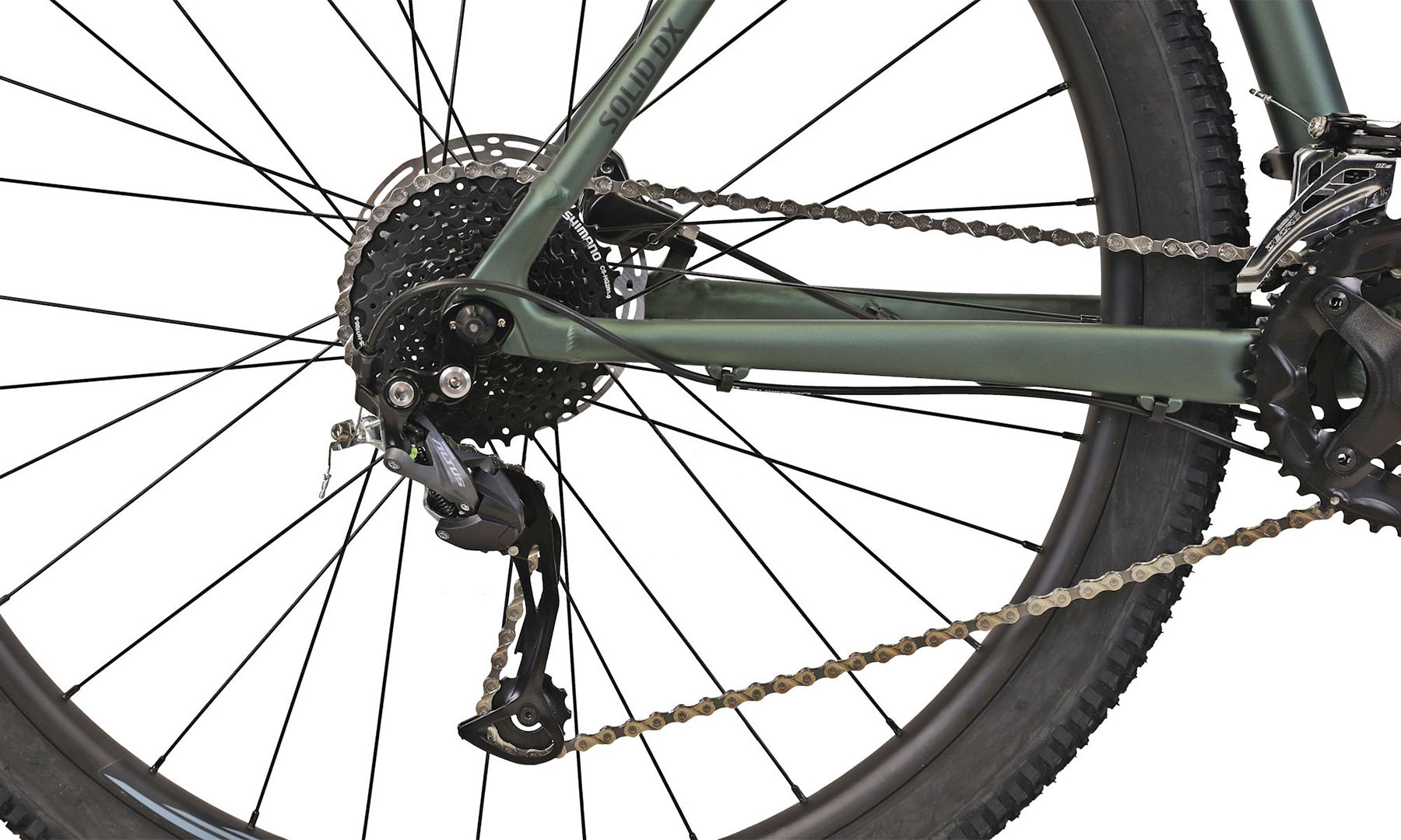 Фотографія Велосипед Winner SOLID DX 29" розмір рами S 2024 Зелений 3