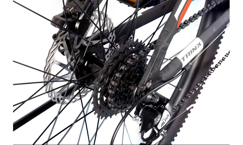 Фотография Велосипед Trinx M600 Elite 27,5" размер XLрама 21 2022 Черно-красный 5