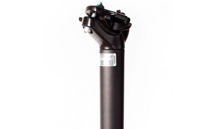Фотография Подседельная труба ZOOM SP-C255/ISO-M, 30,9х350 мм, алюминий литой, SAND BLASTED AN BK, черная