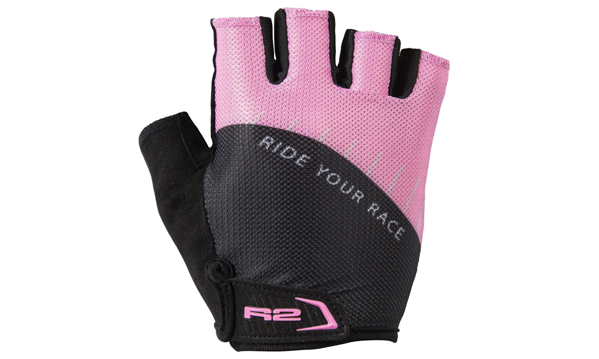 Перчатки R2 Vouk цвет черный/розовый, размер M 