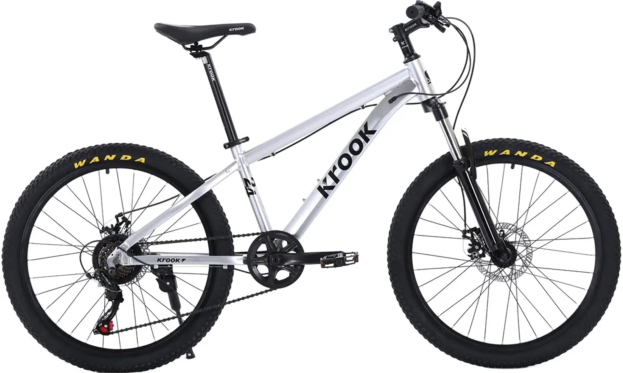 Велосипед Krook, 24", год 2025, серый 