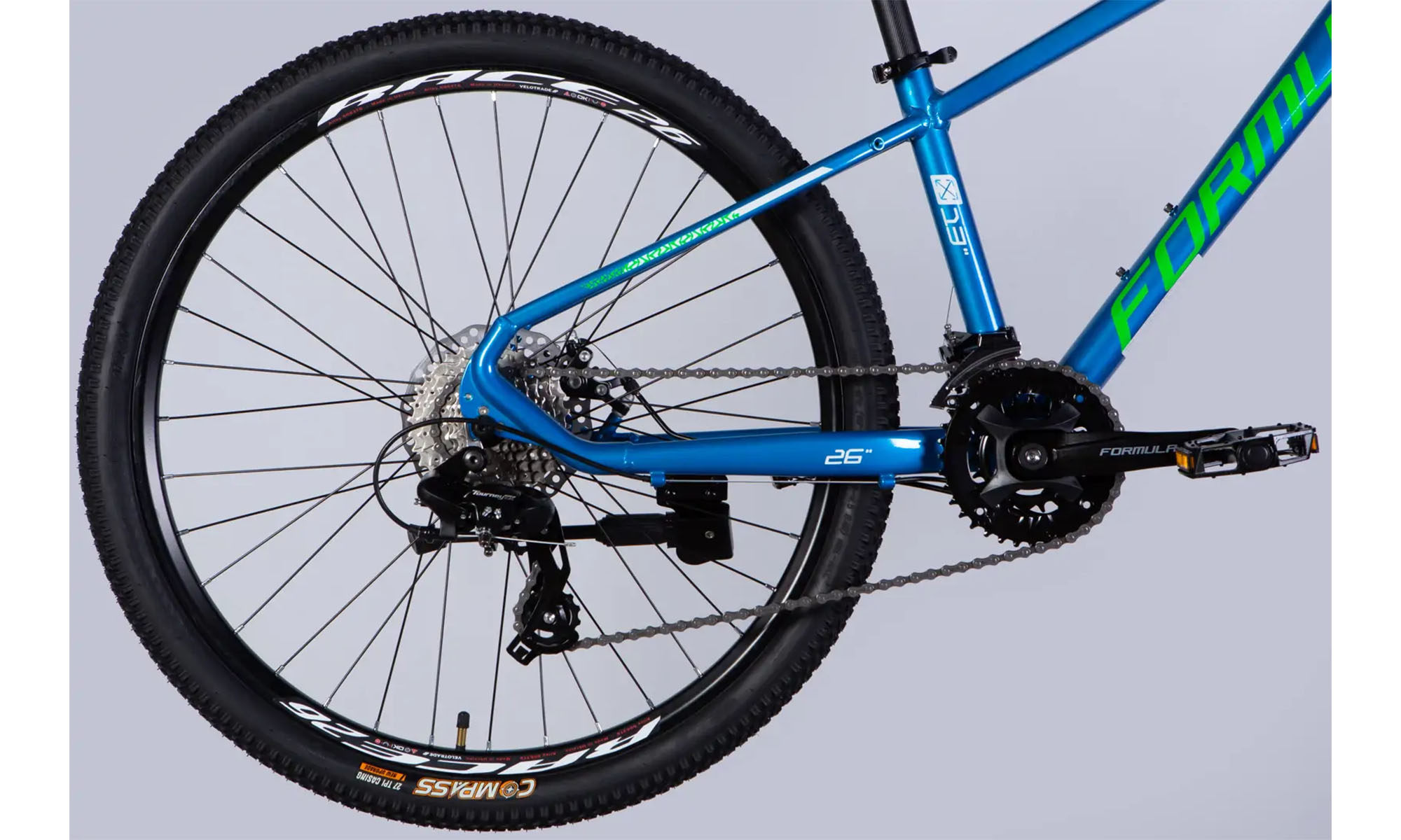 Велосипед Formula THOR DD CS, 26", размер XS, рама-13", год 2026, синий с зеленым 3 Велосипед Formula THOR DD CS, 26", размер XS, рама-13", год 2026, синий с зеленым 3