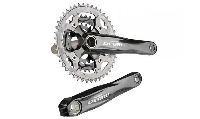 Шатун Shimano Deore FC-M591 44/32/22 Т черно-серый 