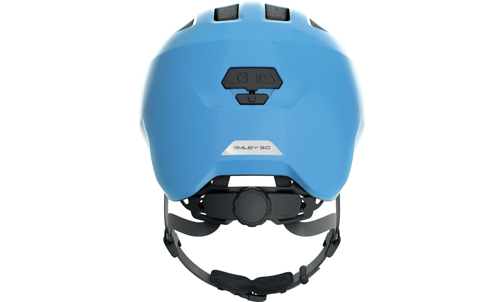 Велошлем детский ABUS SMILEY 3.0 Shiny Blue, размер M (50-55 см), глянцевый синий 4