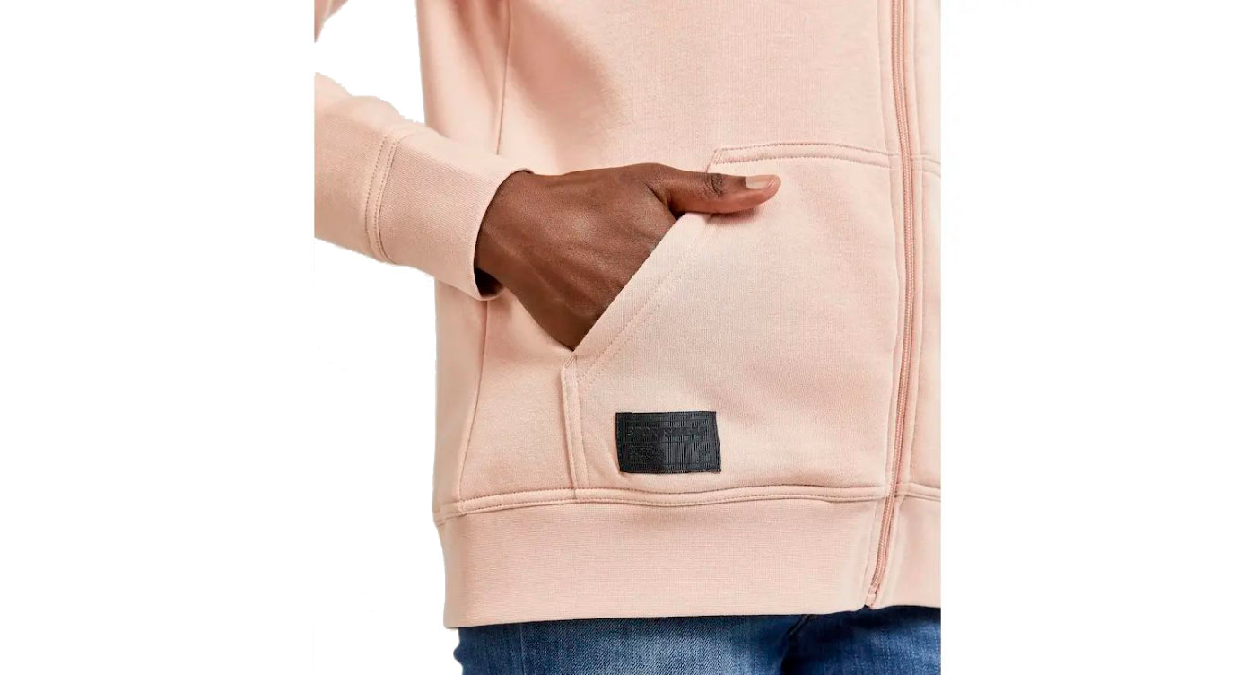 Кофта Craft CORE Craft Zip Hood жіноча, розмір S, бежевий 4