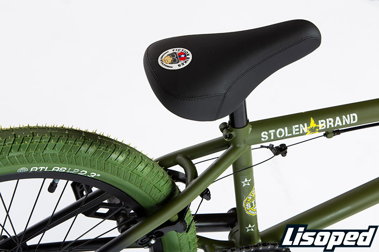 Фотографія Велосипед Stolen STEREO 20" (20.75" ТТ) (2020) 2020 Зелено-чорний 7