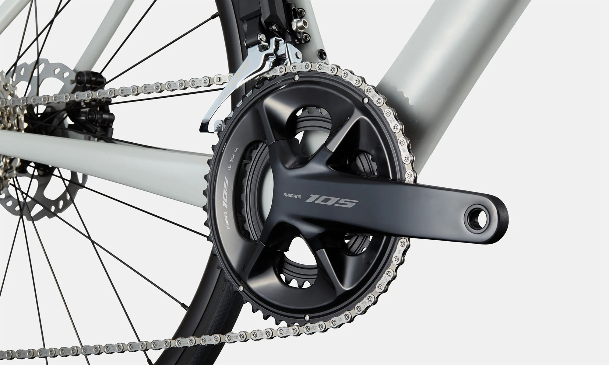 Фотография Велосипед Cannondale SuperSix EVO Carbon 3 28" размер L, рама 56см, 2025 бело-красный 4