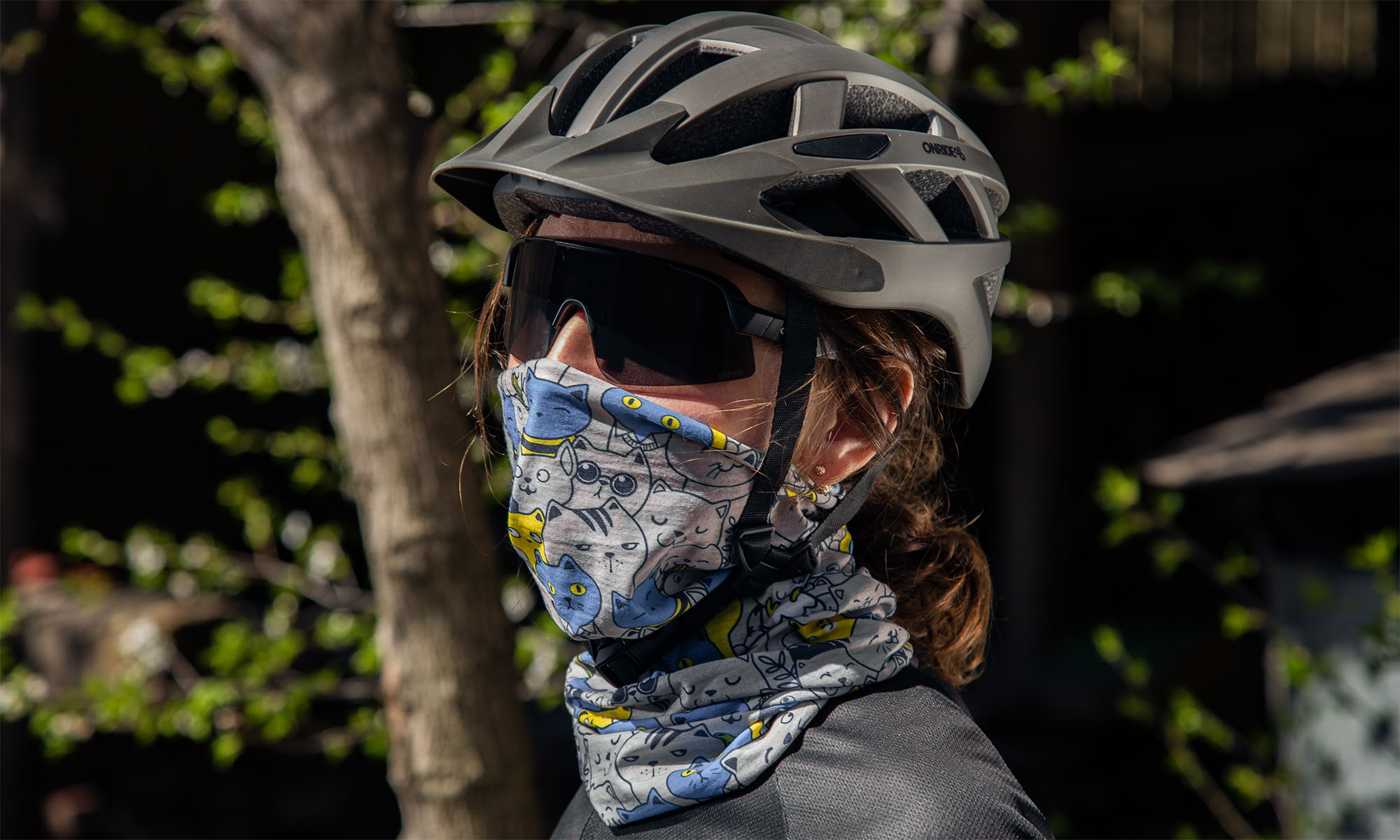 Головной убор ONRIDE Cat бежевый со светоотражающей лентой ONRIDE 2 Головной убор ONRIDE Cat бежевый со светоотражающей лентой ONRIDE 2