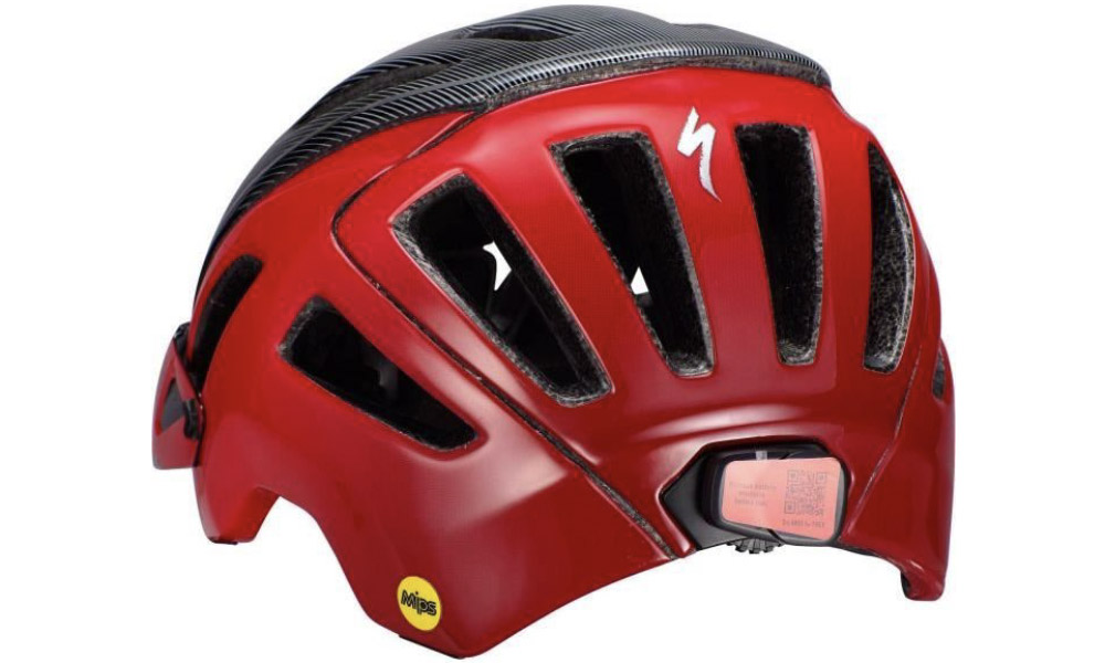 Фотография Шлем Specialized AMBUSH ANGI MIPS CE Flo Red/Black Refraction размер L (57-61 см), красно-черный 2