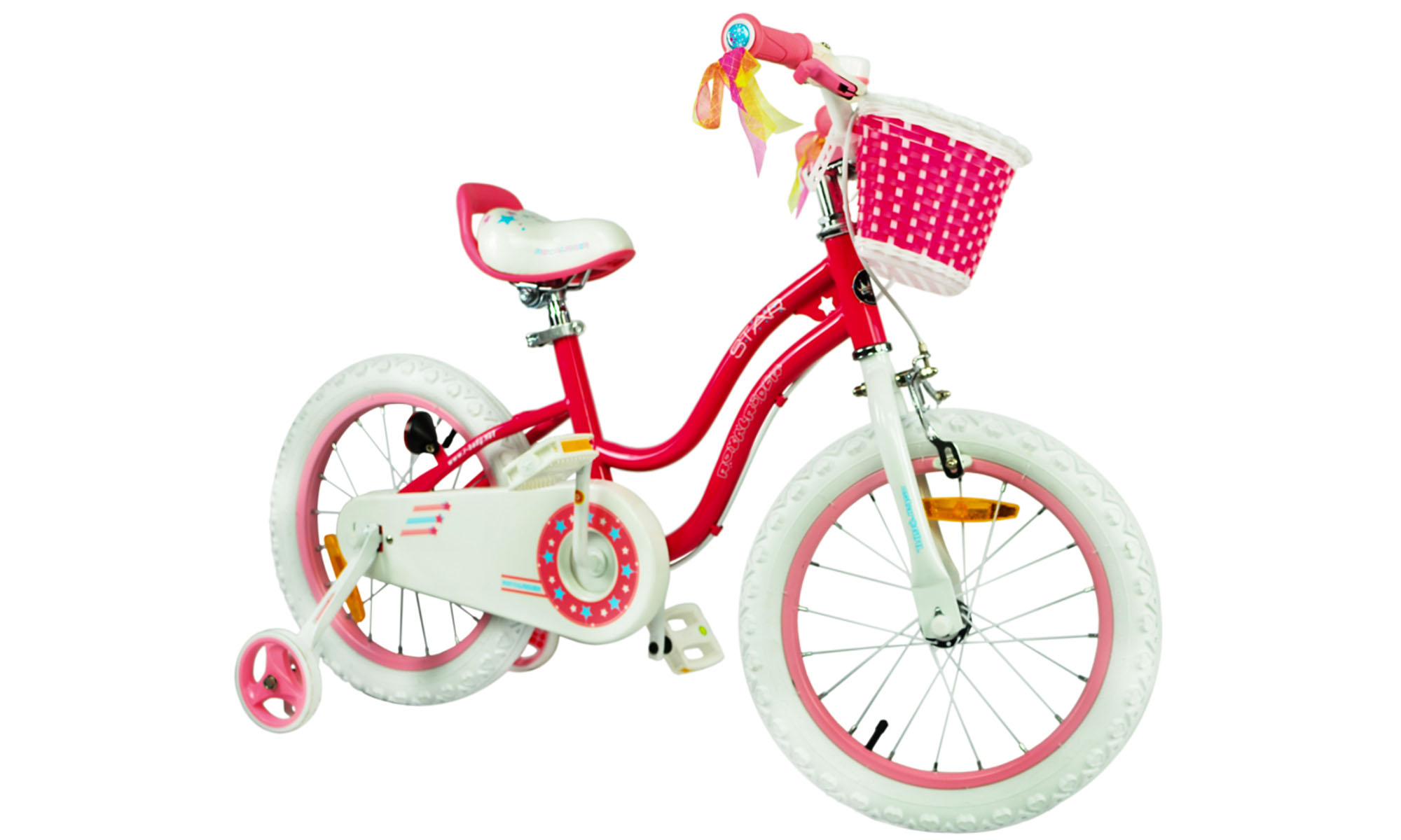 Велосипед RoyalBaby STAR GIRL 18", OFFICIAL UA, рожевий 6