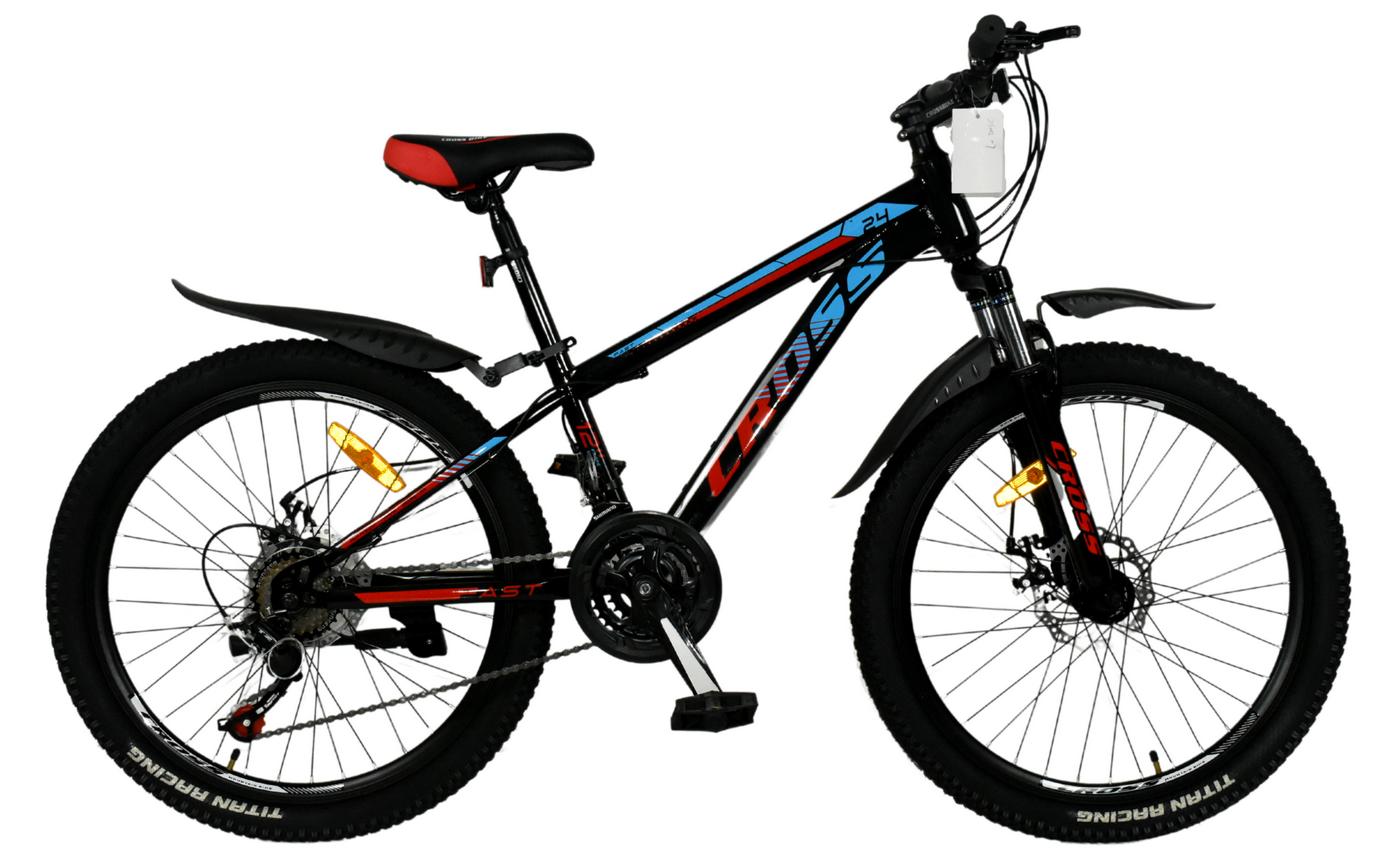 Фотографія Велосипед Cross FAST 26" розмір S рама 15 2023 Чорно-синій