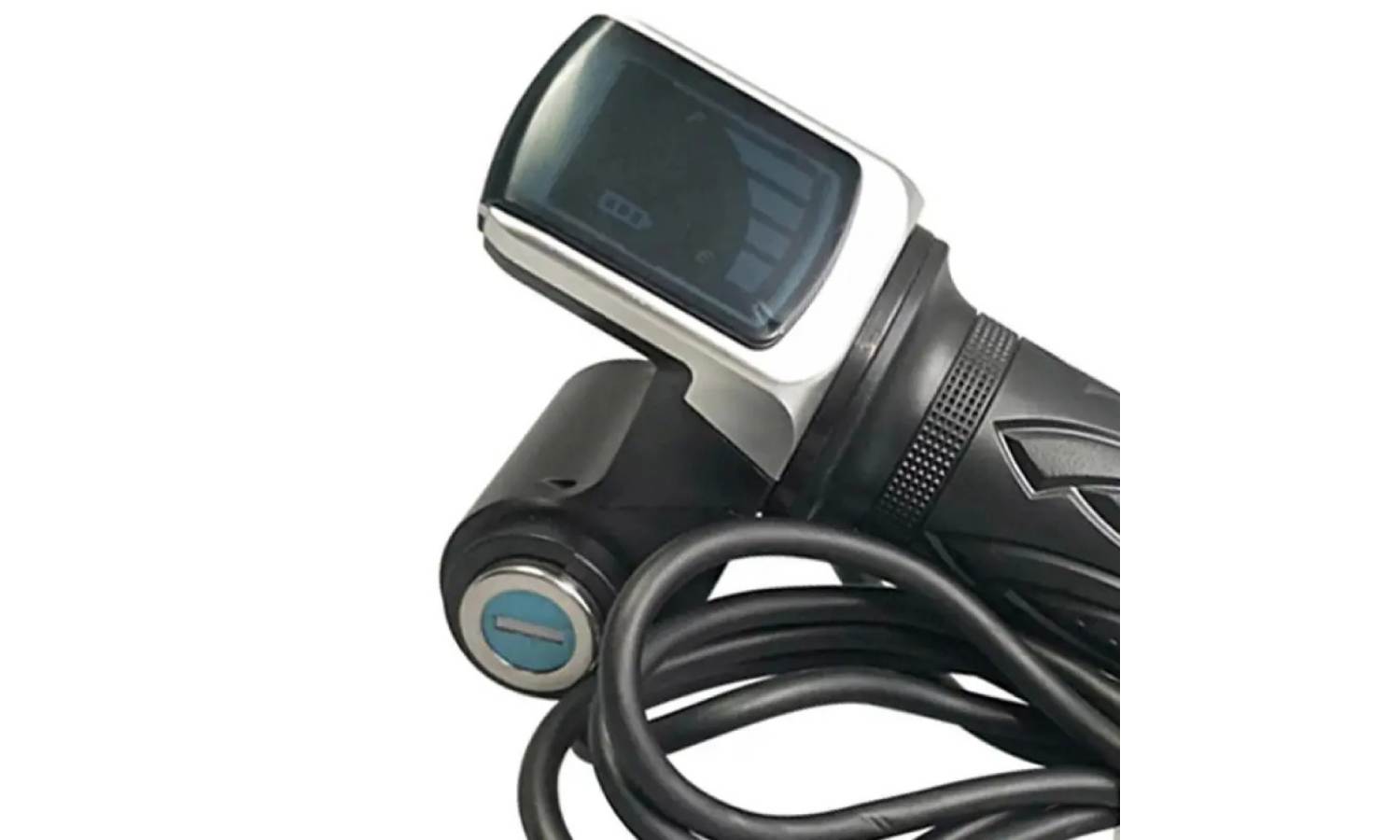 Ручка газу DN для електровелосипеда з ключем 48V чорний 2 Ручка газу DN для електровелосипеда з ключем 48V чорний 2