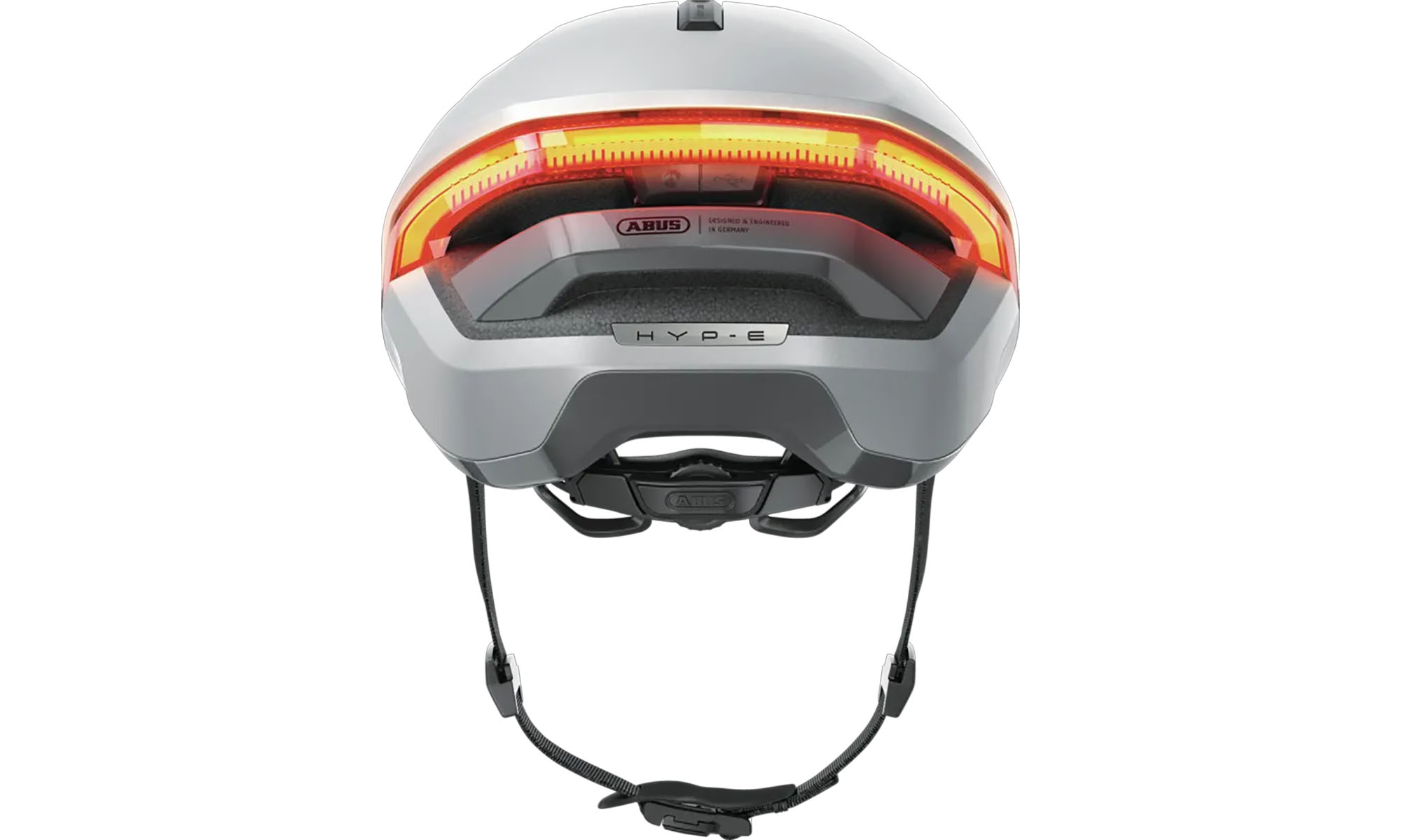 Велошлем ABUS HYP-E gleam silver, размер M (54-58 см), серебристый 2