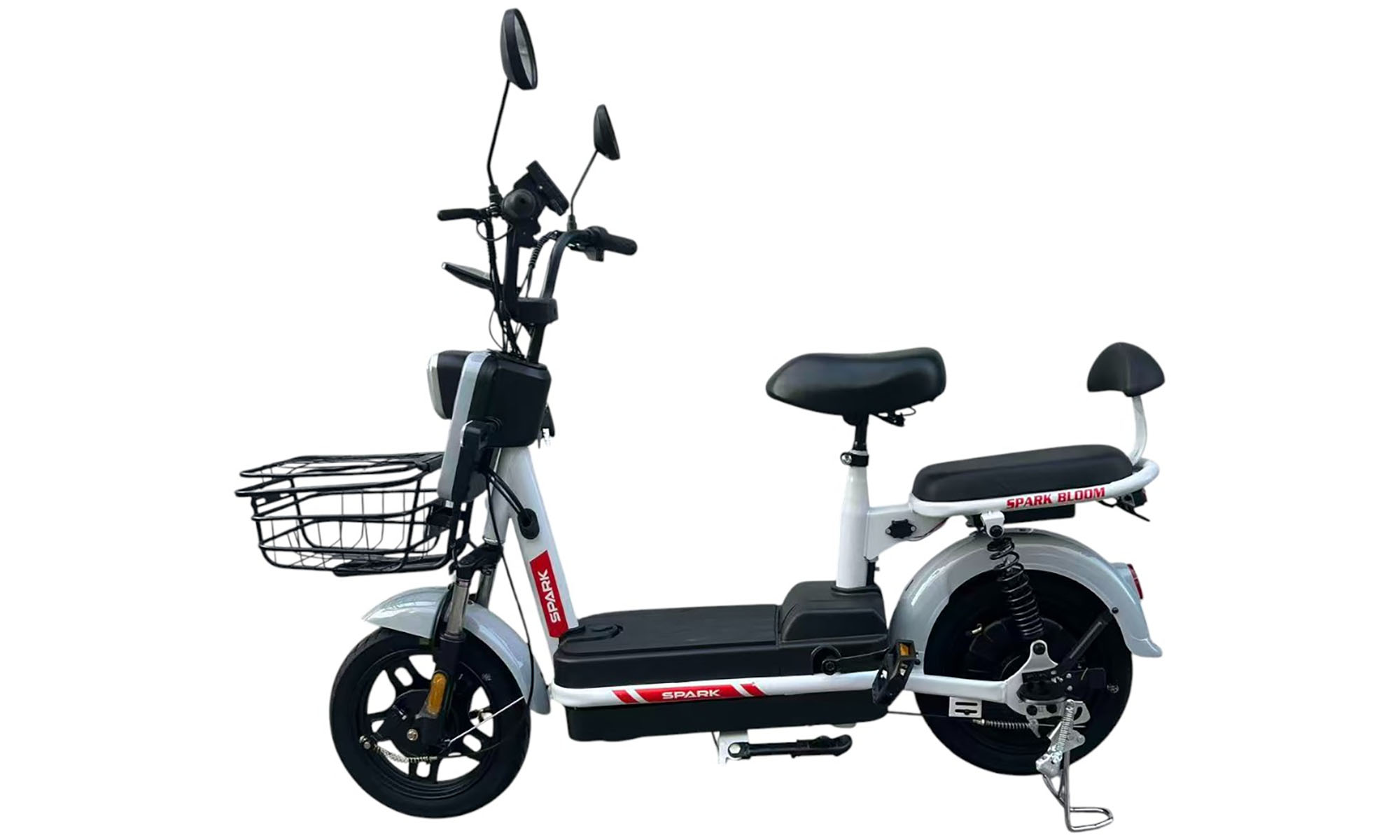 Велосипед с электромотором  SPARK BLOOM 14", 48V/400W/12Ah, год 2026, Серый 