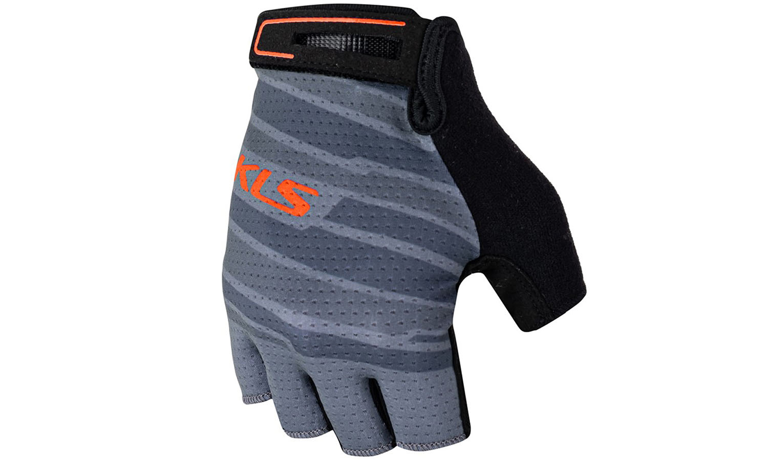 Фотография Перчатки с короткими пальцами KLS Factor 022 цвет синий размер XL