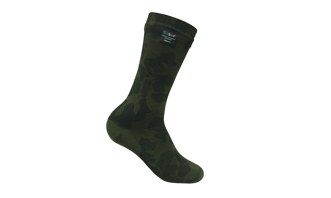 Фотография Носки водонепроницаемые Dexshell Waterproof Camouflage Socks S  Зеленый