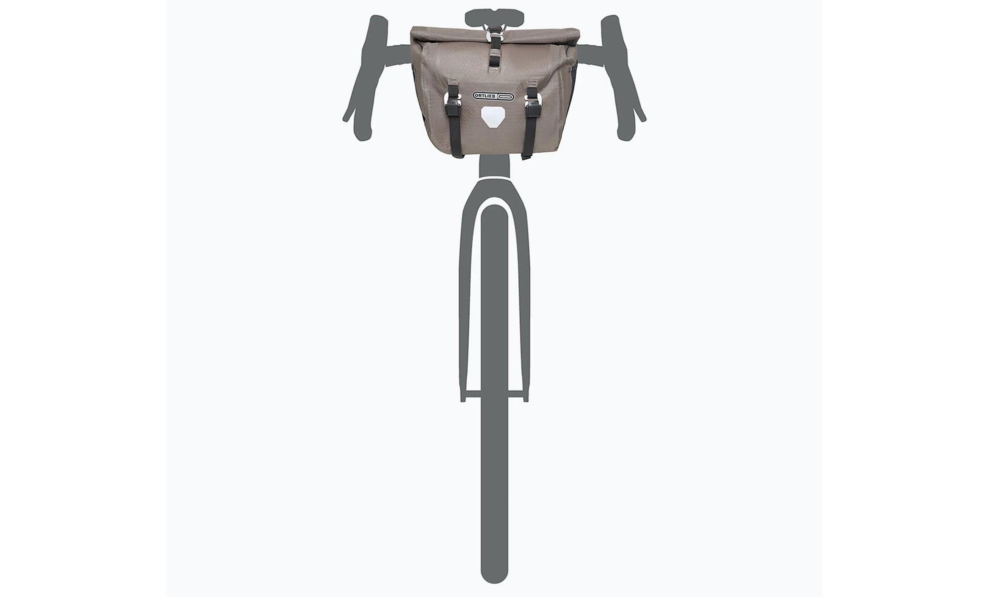 Гермосумка велосипедная на руль ORTLIEB Handlebar-Pack QR, коричневая, 11 л 5