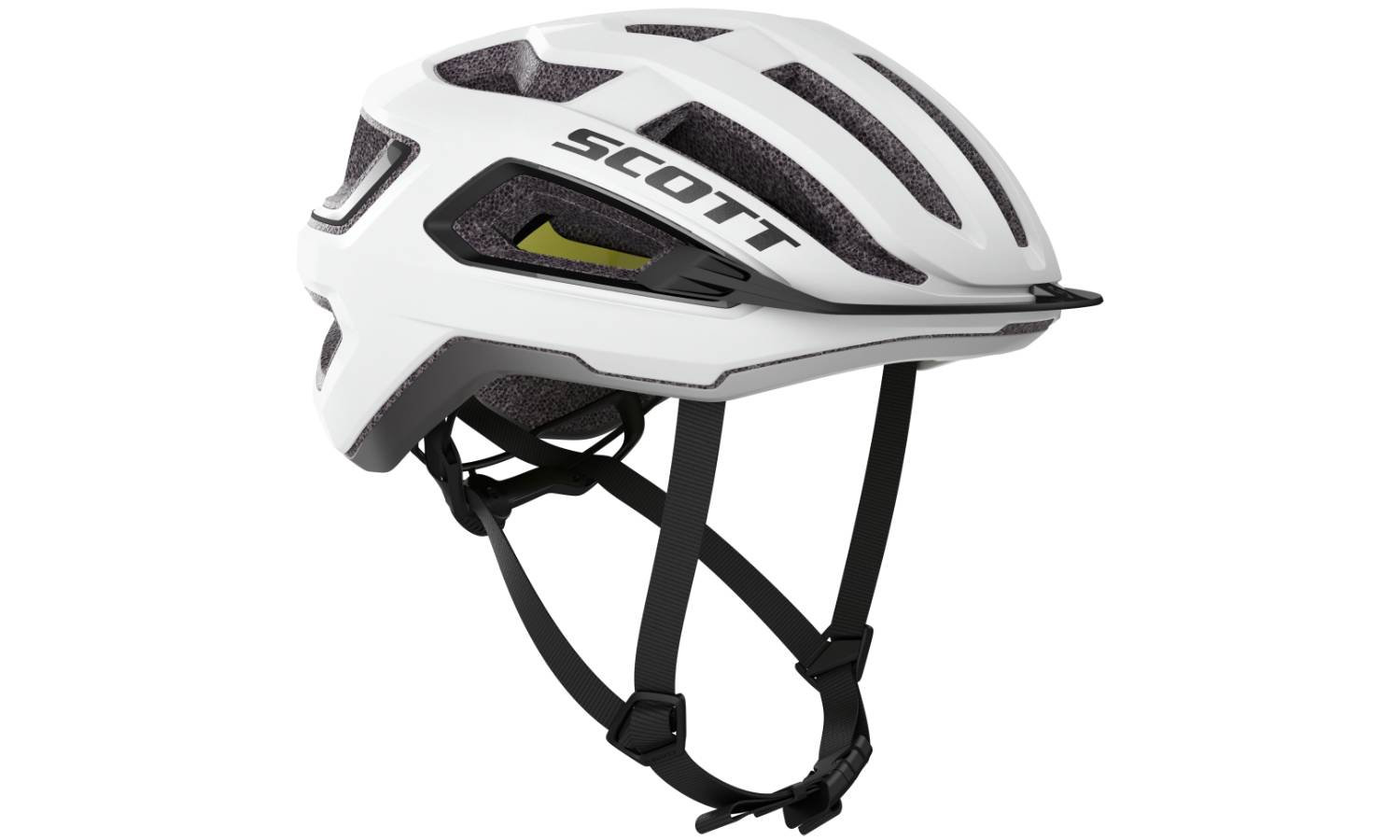 Шолом Scott arx Plus розмір М (55-59 см) білий/чорний 