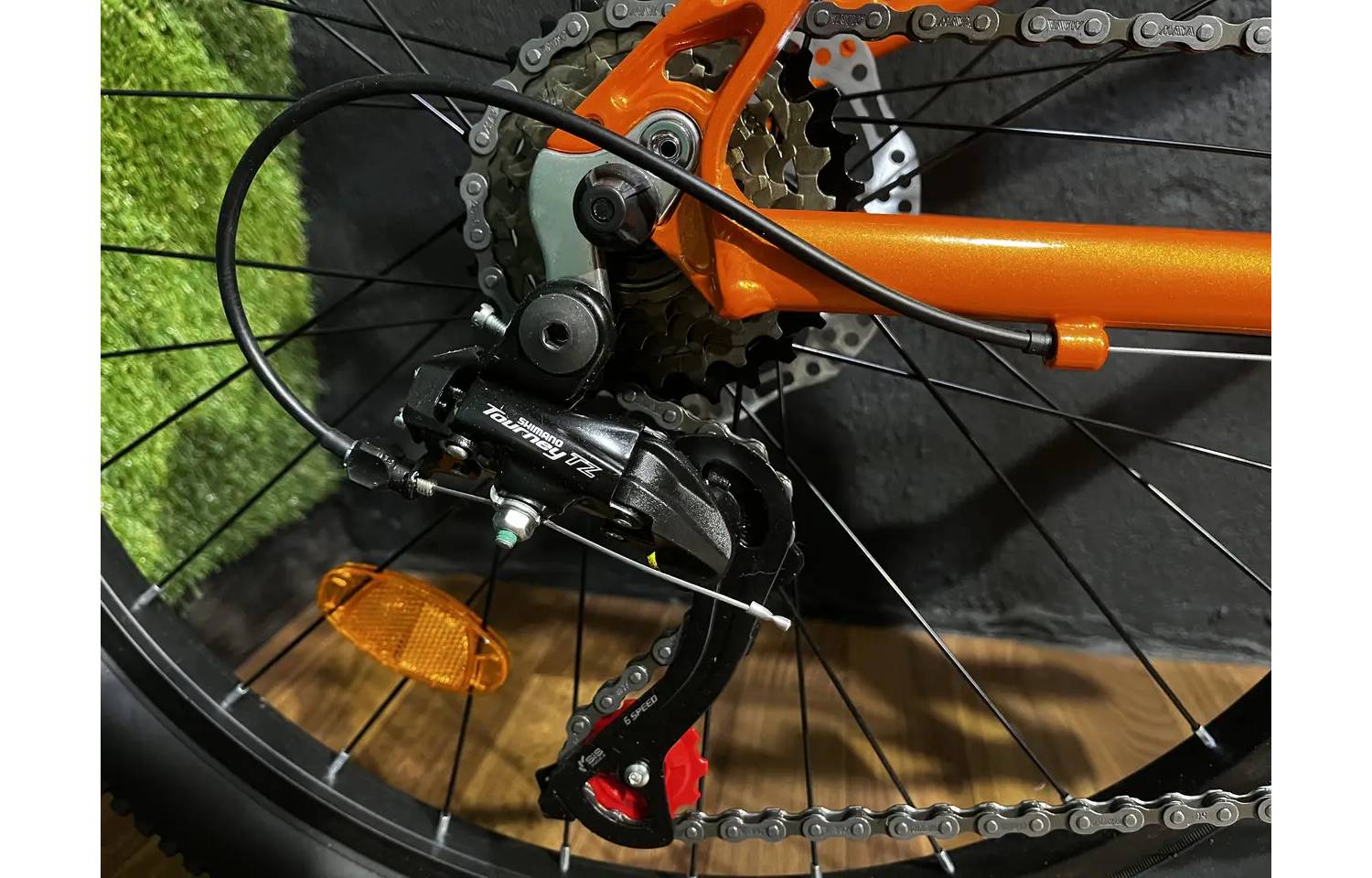 Фотография Велосипед Crosser Super Light 24" размер XXS рама 11 2021 Оранжевый 6
