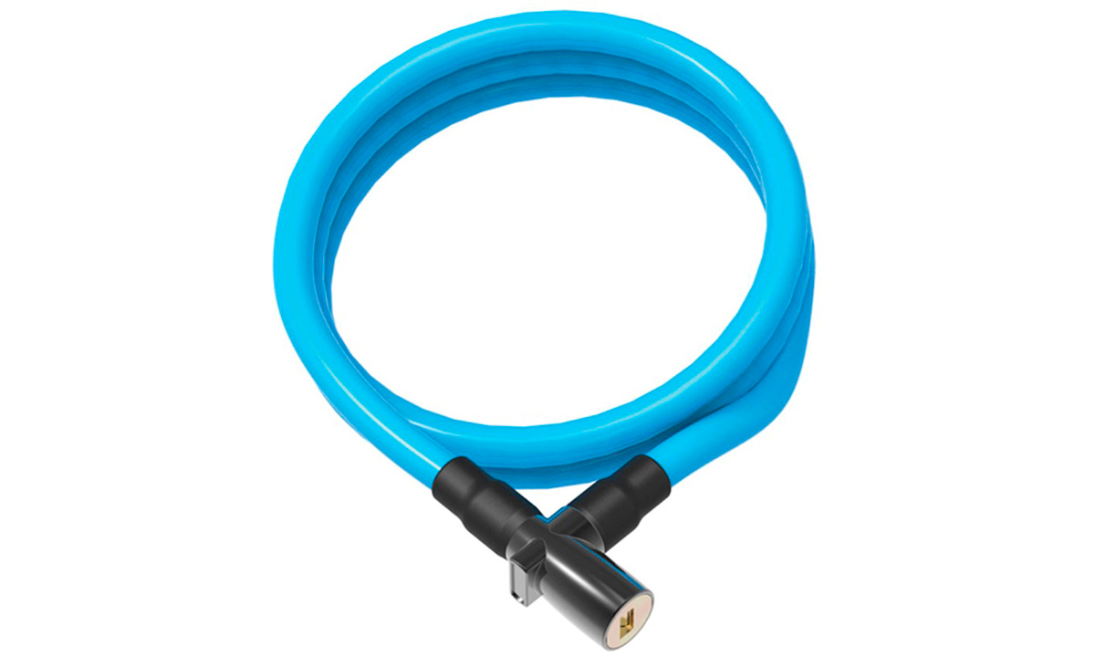 Фотографія Замок ONGUARD Lightweight Key Coil Cable Lock, трос 150 см х 8 мм blue