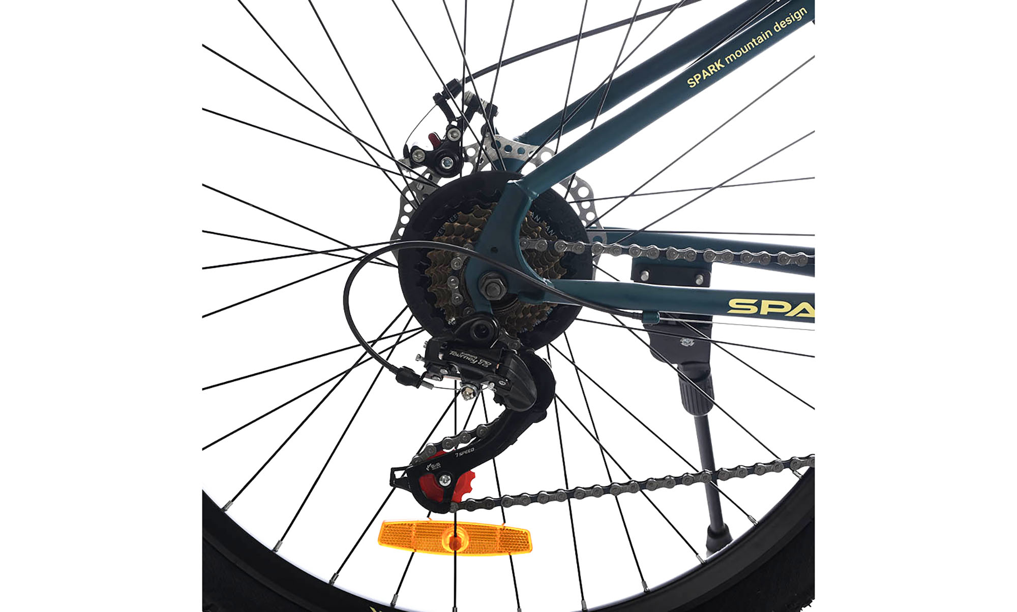 Велосипед SPARK APEX 27,5", розмір S, рама 15", рік 2026, жовтий з зеленим 2