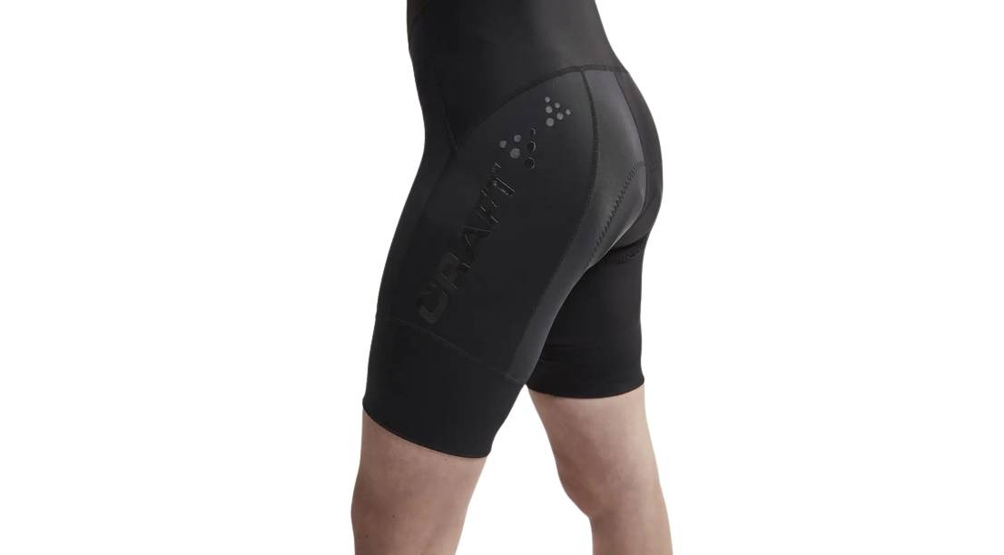 Фотография Шорты Craft Essence Bib Shorts женские, размер L, сезон SS 20, черный 4