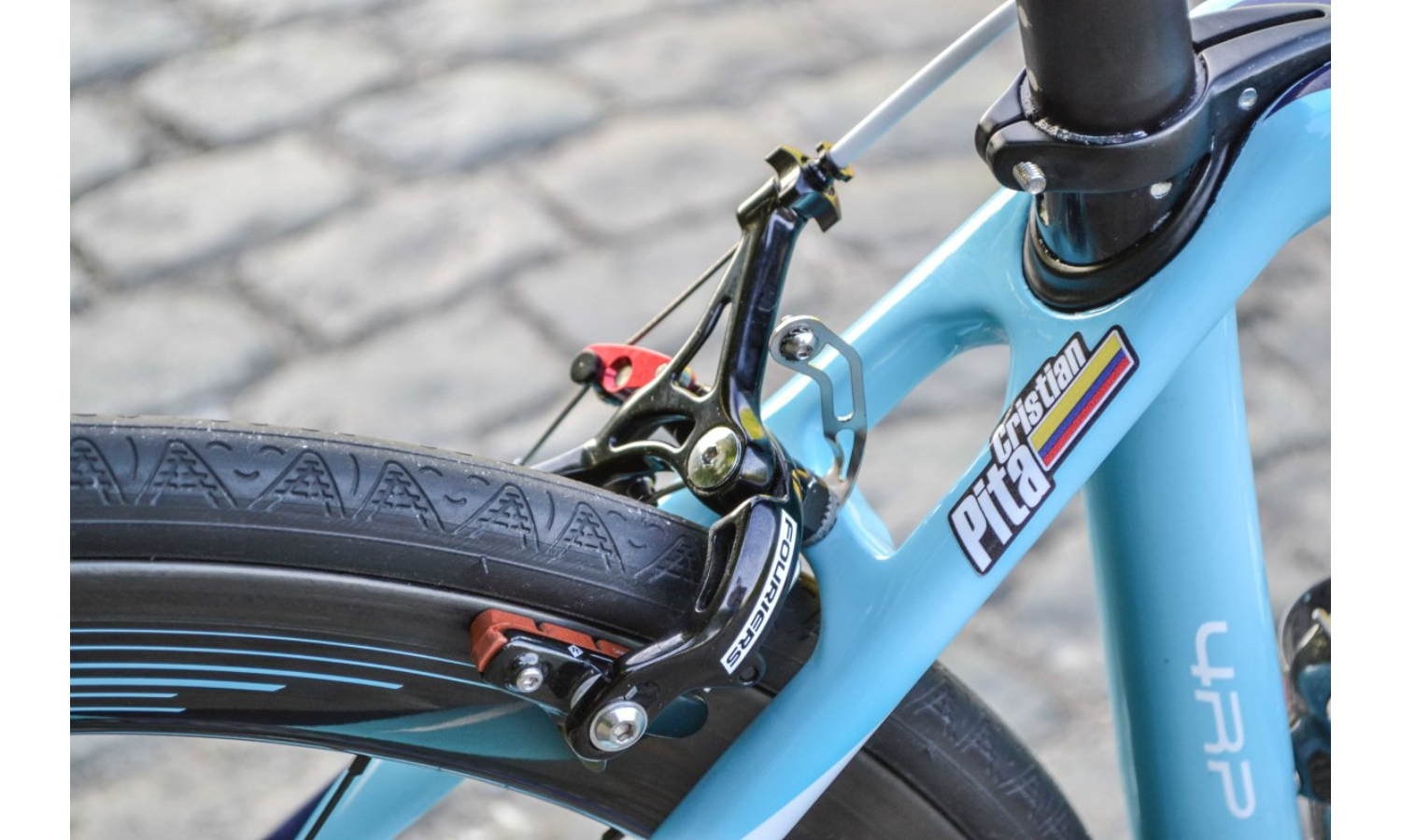 Тормоза Fouriers 3D Forged  пер+задн серый 3