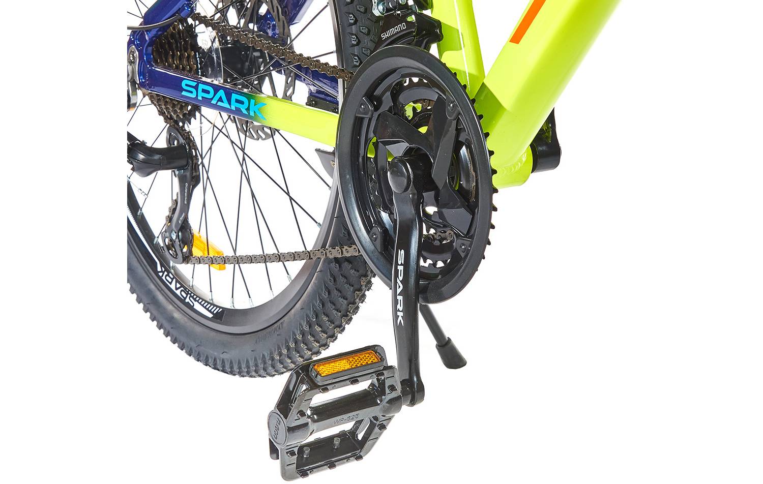 Велосипед SPARK TRACKER 24'' размер XXS рама 13'' 2024 Желто-синий 3