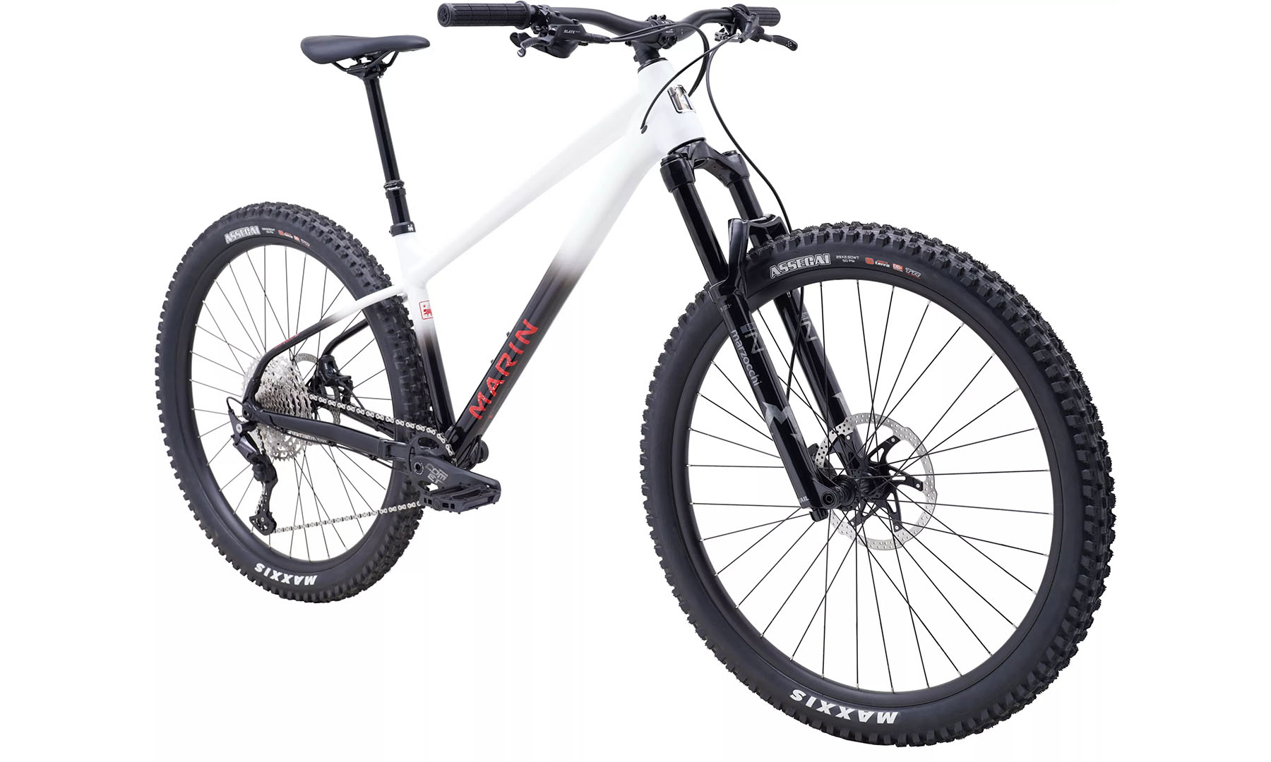 Велосипед Marin San Quentin 3 29" рама - L 2024 Gloss White/Black/Red 3