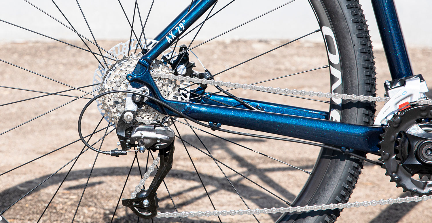 Фотография Велосипед Cyclone AX 29" размер L рама 20” 2022 Темн синий 3