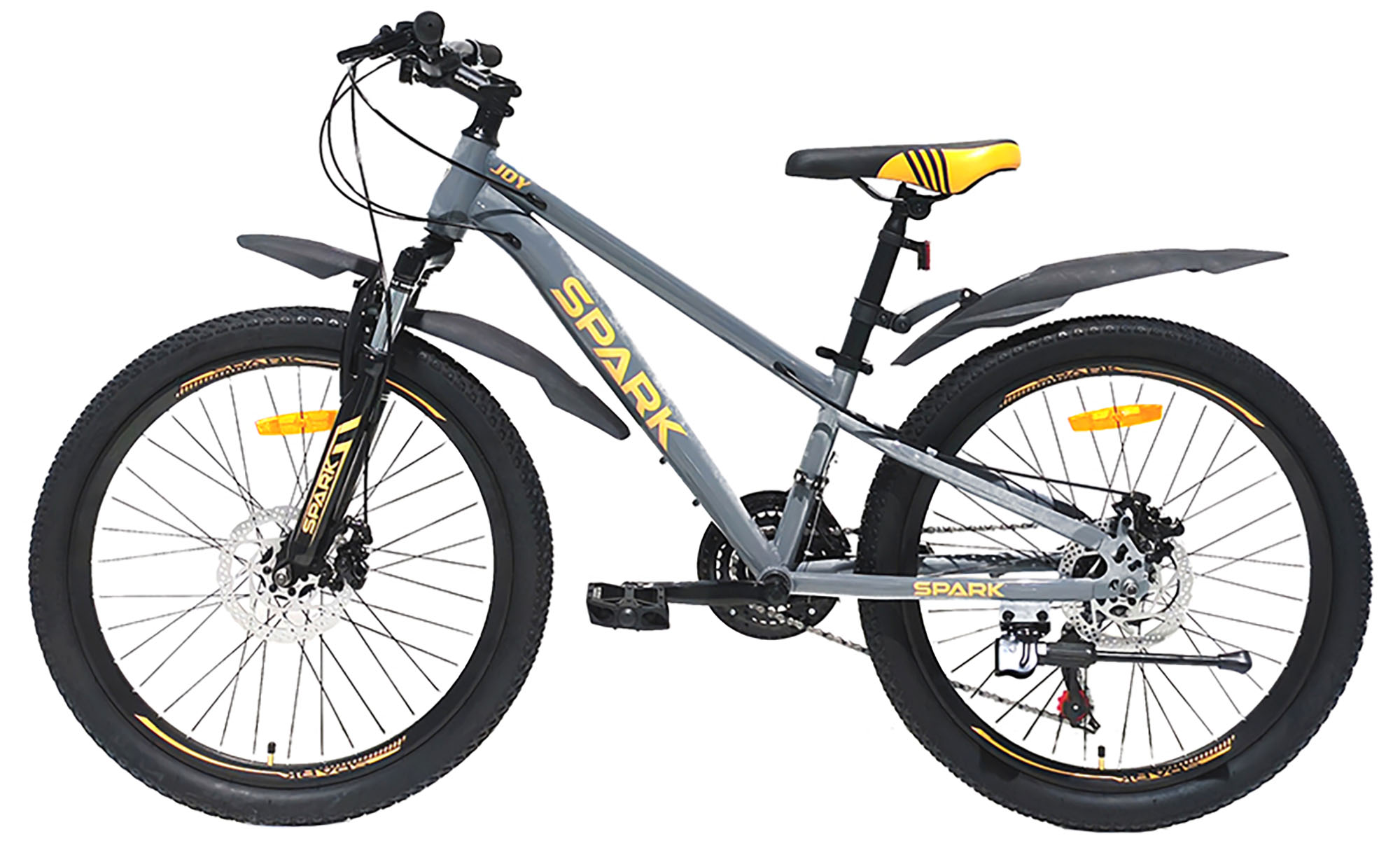 Велосипед SPARK JOY 24", размер XXS, рама 11", 2025, серый 3