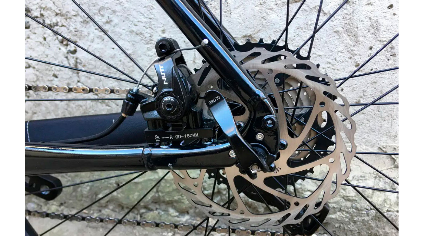 Фотографія Велосипед DeMARCHE Gravel Stone 1x11 28" розмір S 2022 Чорний 7