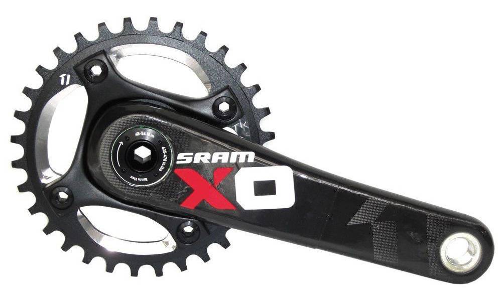 Фотография Шатуны Sram X01 AM FC X01DH GXP83 165 RED 94 32T 2