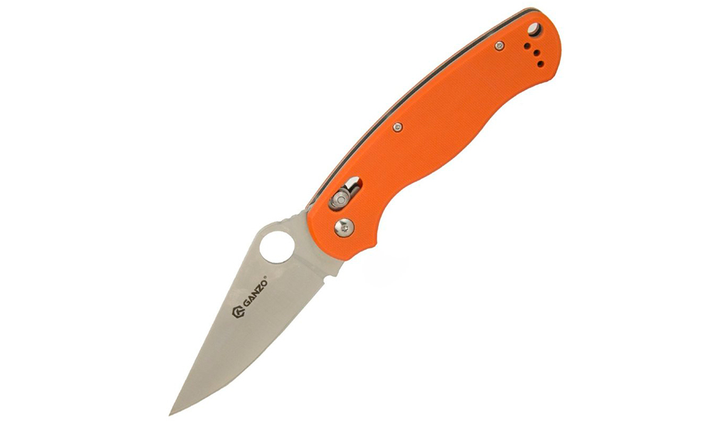 Фотография Складной нож Ganzo G729 оранжевый