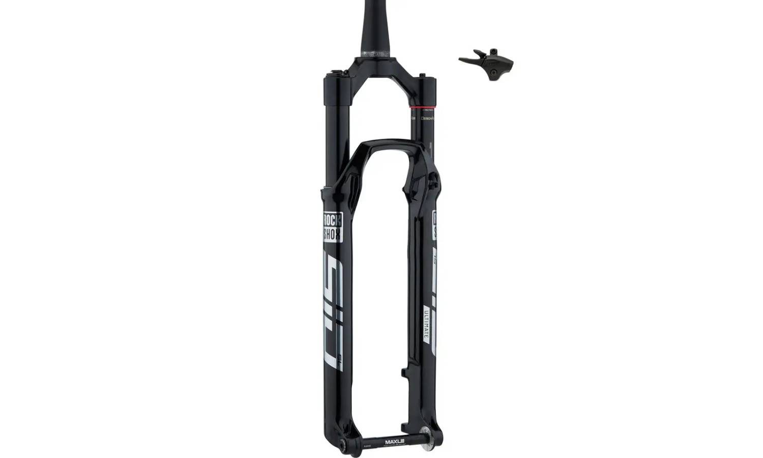 Фотография Вилка RockShox SID SL Ultimate Race Day - Remote 29" Boost™15X110 100mm Gloss Black 44offset Tapered DebonAir (includes ZipTie Fender, Star nut, Maxle