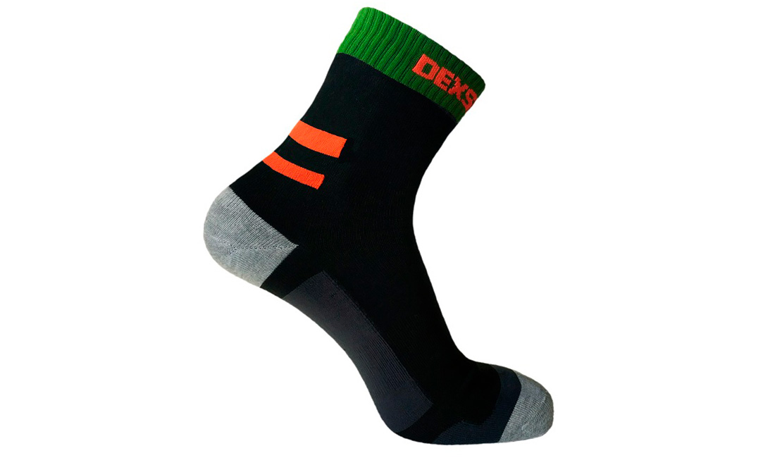 Носки водонепроницаемые Dexshell Running Socks XL  Черно-оранжевый
